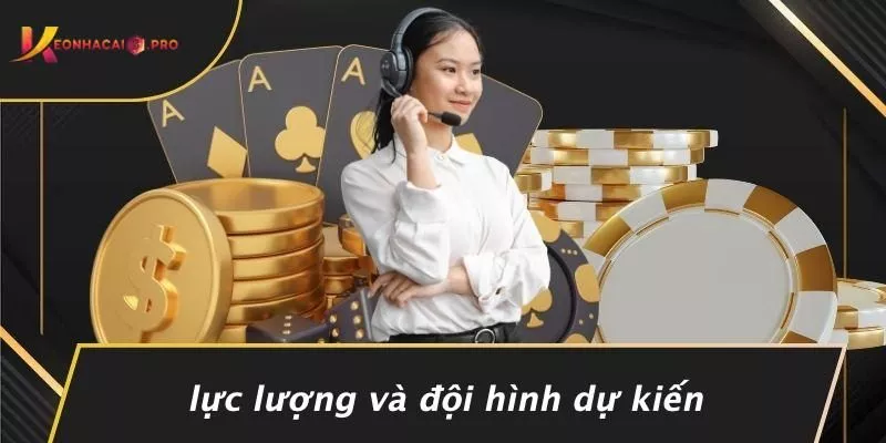 Lực Lượng Và Đội Hình Dự Kiến