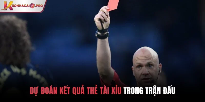 Dự đoán kết quả thẻ Tài Xỉu trong trận đấu