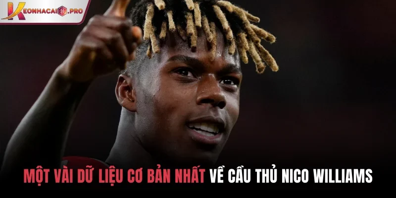 Một vài dữ liệu cơ bản nhất về cầu thủ Nico Williams